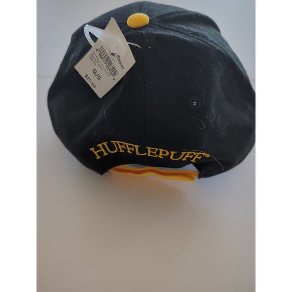 Harry Potter Hufflepuff Adult Cap Hook and Loop Embroidered Mascot One Size - Picture 3 of 8